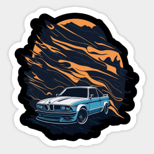 Bmw M3 E30 Vintage Car Art Sticker